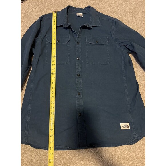 Mens The North Face Battlement Utility Shirt Shacket Navy Blur Sz XLT Button Up - Picture 4 of 9